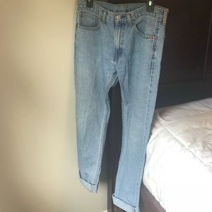 Blue Demin Washed Levi’s Jeans